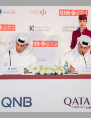 Qatar Airways Signs Landmark Agreement with QNB Group and Leading Qatari Banks for New Era of Strategic Financing (Photo Courtesy: PRNewswire)