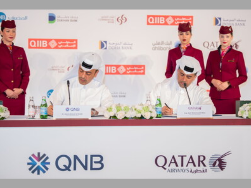 Qatar Airways Signs Landmark Agreement with QNB Group and Leading Qatari Banks for New Era of Strategic Financing (Photo Courtesy: PRNewswire)