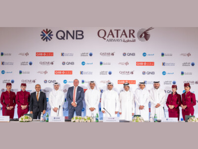 Qatar Airways and QNB Group Leading Qatari Banks for New Era of Strategic Financing (Photo Courtesy: PRNewswire)