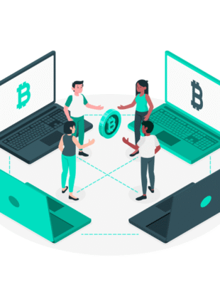 Representitive Image Credit: Bitcoin p2p concept illustration on Freepik