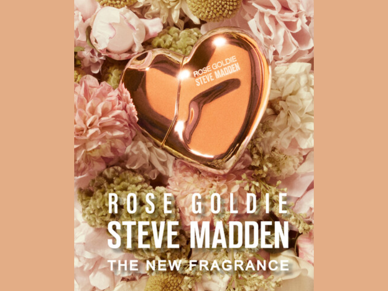 STEVE MADDEN INTRODUCES ROSE GOLDIE A BOLD NEW CHAPTER IN FRAGRANCE (Image Courtesy: PRNewswire)