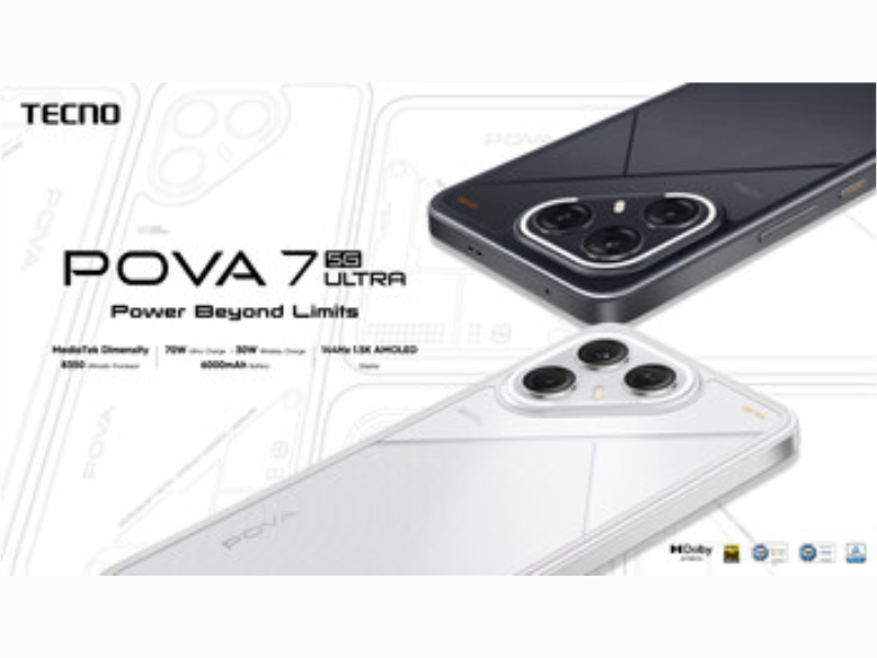 TECNO POVA 7 Series Launches Boasting Refreshing Trendy Design, AI-Driven Gaming Power and Numerous Surprising Features (ImageCourtesy: PRNewswire)