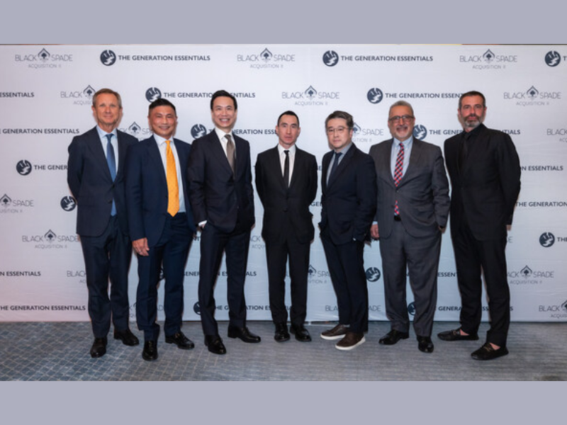 The Generation Essentials Group and Black Spade Acquisition II Co Complete Business Combination (Image Courtesy: PRNewswire)
