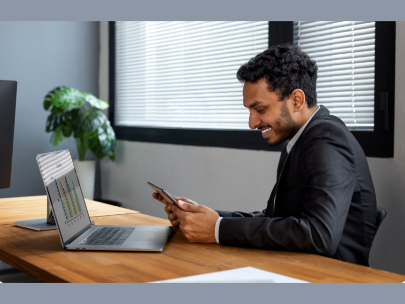 Representative Image (Business person looking at finance graphs Credit: on Freepik)