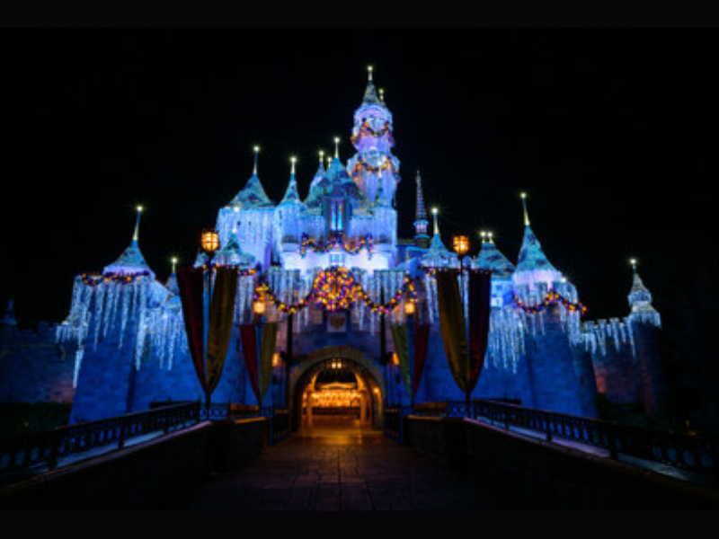 Holidays at the Disneyland Resort From Nov. 14, 2025 - Jan. 7, 2026, the Disneyland Resort in Anaheim, Calif., transforms into a merry, magical wonderland during the holiday season. The celebration will feature entertainment, festive fare, sparkling décor and seasonal transformations of select attractions. Wintertime Enchantment at Sleeping Beauty’s Winter Castle at Disneyland Park will shine with shimmering icicles and twinkling lights day and night. (Richard Harbaugh/Disneyland Resort) (Image Courtesy: PRNewswire)
