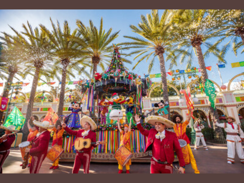 Holidays at the Disneyland Resort – Disney ¡Viva Navidad! Street Party Taking place on select days during the Disney Festival of Holidays Nov. 14, 2025-Jan. 7, 2026 , Disney ¡Viva Navidad! street party at Disney California Adventure Park in Anaheim, Calif., is a joyous celebration with Mexican folklórico dancers and mariachis, Brazilian samba dancers and percussionists, Disney characters and more. (Sean Teegarden/Disneyland Resort) (Image Courtesy: PRNewswire)