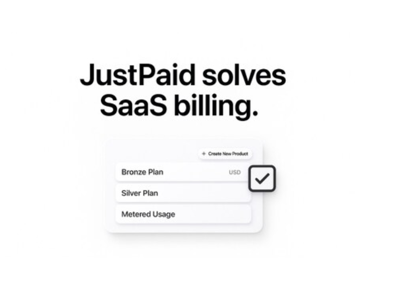 JustPaid solves SaaS billing (Image Courtesy: PRNewswire)
