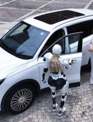 Mornine manages to open a Car Door (Image Courtesy: PRNewswire)