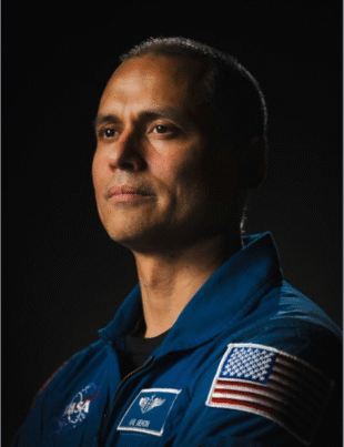 NASA astronaut Anil Menon poses for a portrait at NASA's Johnson Space Center in Houston. Credit: NASA/Josh Valcarcel