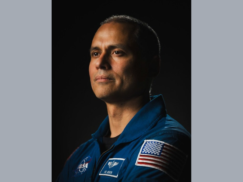 NASA astronaut Anil Menon poses for a portrait at NASA's Johnson Space Center in Houston. Credit: NASA/Josh Valcarcel