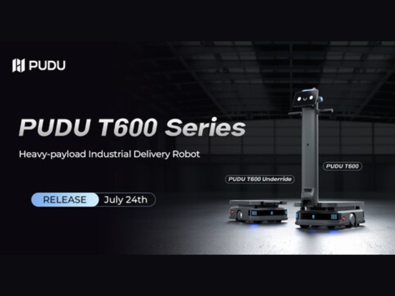 PUDU T600 Series Heavy-Payload Industrial Delivery Robot (Image Courtesy: PRNewswire)