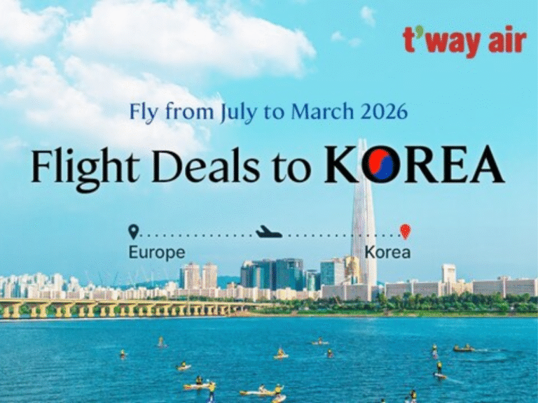 Plan Your Korea Trip with T’way Air’s Europe-Seoul Deals (Image Courtesy: PRNewswire)