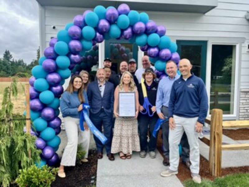 Ribbon-Cutting Ceremony at Heritage Heights New Homes in Puyallup, WA by Century Communities (Image Courtesy: PRNewswire)