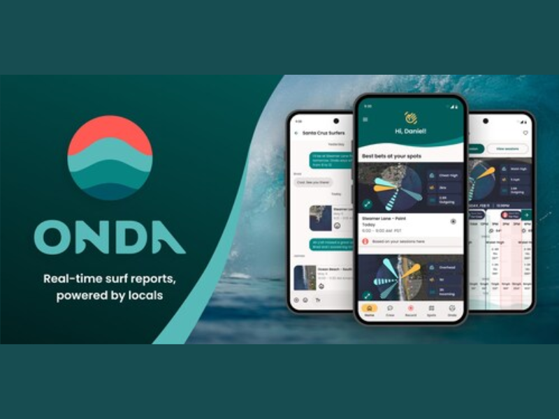 Score more epic waves. Onda provides surfers with everything they need to score more, including real-time surf conditions, community features to connect with your friends and local surfers, AI-powered forecasts, session tracking, and personalized recommendations(Image Courtesy: PRNewswire)