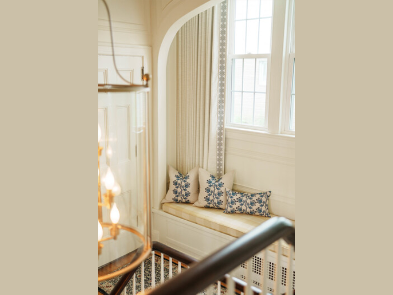TWOPAGES Liz Linen Curtains with Border Trim (Sold per Pair) (Image Courtesy: PRNewswire)