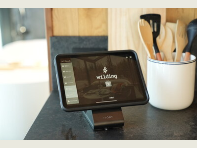 Volo in-room tablets at a Wilding Hotel property (Image Courrtesy: PRNewswire)