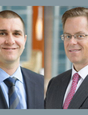Mesirow Advises ATI on the Sale of ATI’s East Hartford Operations to Barnes Aerospace | Photo L to R: Adam Oakley, Senior Managing Director and Co-Head of Investment Banking, and Andrew Carolus, Managing Director (Photo Courtesy: PRNewswire)