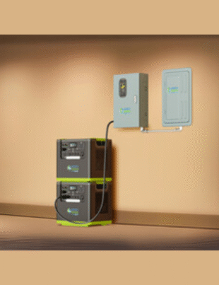 Nature's Generator Lithium 6000 Automatically Backup the Home through the Automatic Transfer Switch (Image Courtesy PRNewswire)