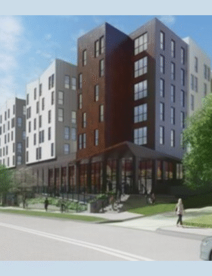 The Mark Mansfield rendering courtesy of Newman Architects. (Image Courtesy: PRNewswire)