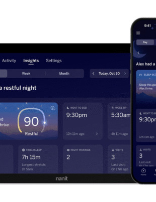 Nanit Sleep Score Interface (Image Courtesy: PRNewswire)
