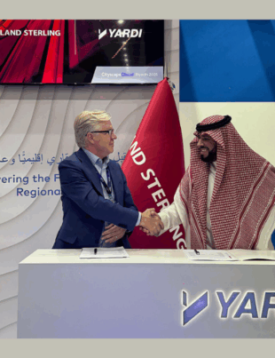 Neal Gemassmer and Youcef Betraoui at Land Sterling x Yardi MOU signing (Image Courtesy: PRNewswire)