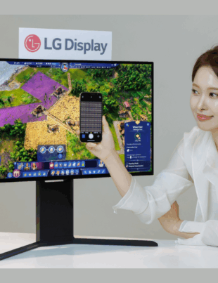 LG Display unveils world's first 240Hz RGB stripe OLED panel (Image Courtesy: PRNewswire)