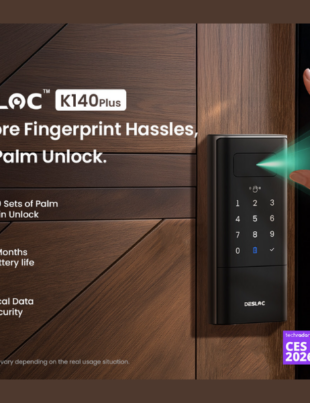 DESLOC Launches K140 Plus Smart Lock with Palm Vein Recognition