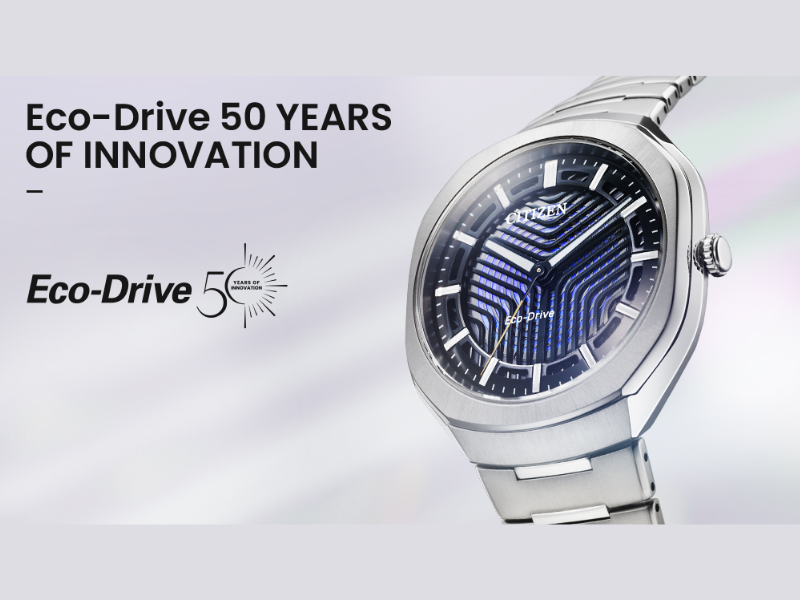 Eco drive 50 years of innovation (Image Credits: Citizen watch official website)