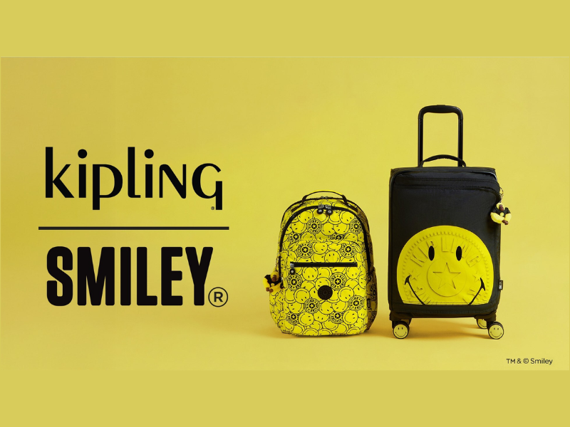KIPLING AND SMILEY LAUNCH OF THE SS26 CAPSULE (Image Credits: PRNewswire)
