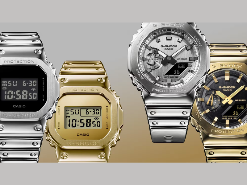 Metallic color with an ultra-cool shine (Image Credits: G-Shock)