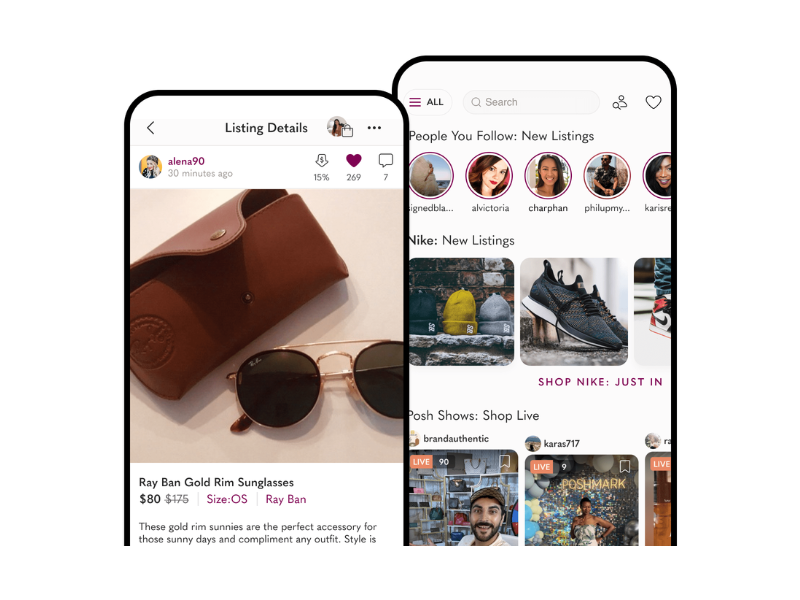 POSHMARK Download the app for free on iPhone, iPad (Image Credits: Poshmark official website)