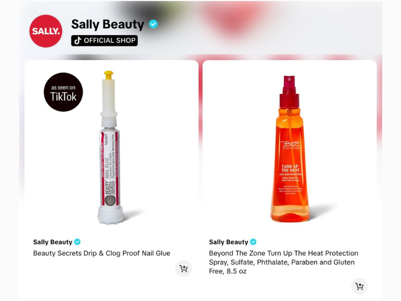 Sally Beauty on TikTok Shop (Image Credits: PRNewswire)