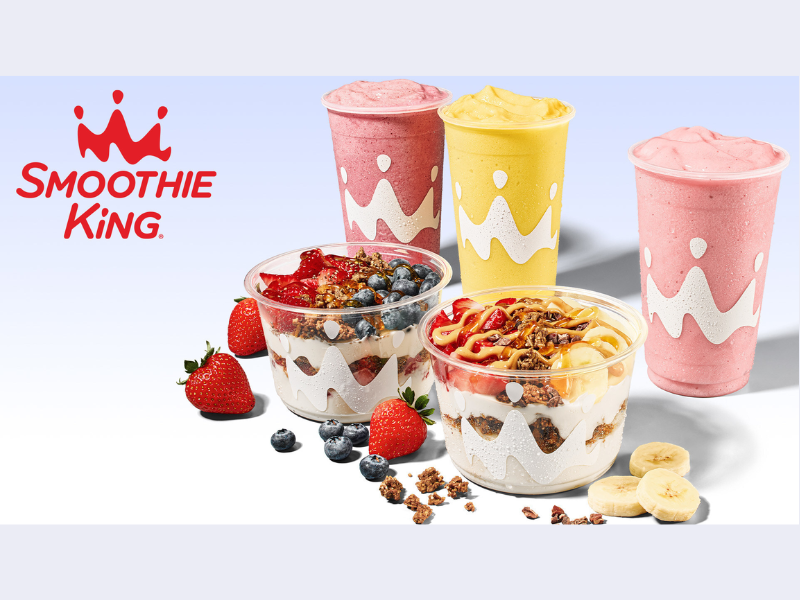 Smoothie King Introduces New High Protein Greek Yogurt Bowls that Pack 32 Grams or More of Protein (Image Credits: PRNewswire)