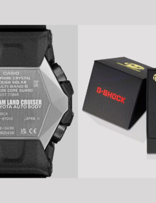 Special features to commemorate a special collaboration (Image Courtesy: Casio official website)