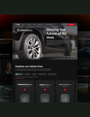 The redesigned Kumho Tire website elevates brand value by delivering an intuitive, consumer-centric experience. (Image Courtesy: PR Newswire)