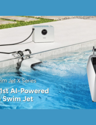 iGarden AI powered portable swimjet. (Image Credits: PRNewswire)
