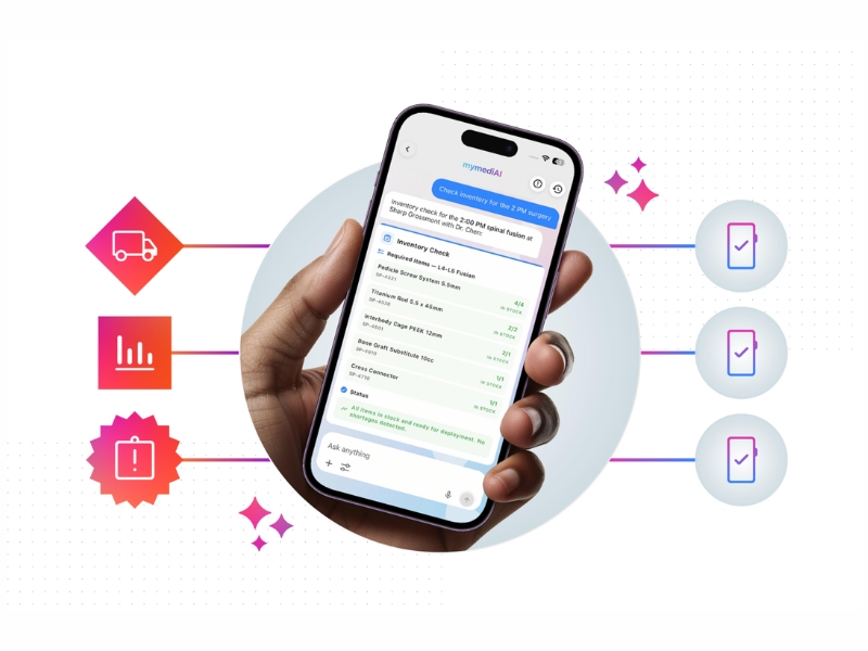 mymediset Introduces Agentic AI for MedTech Supply. Real-time inventory validation within operational workflows, supporting accurate case preparation before each procedure. (Image Courtesy: mymediset official website)