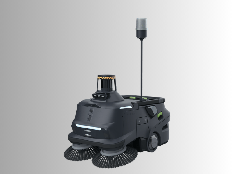 Al-powered 3D Perception Robotic Sweeper (Image Credit: PUDU official website)