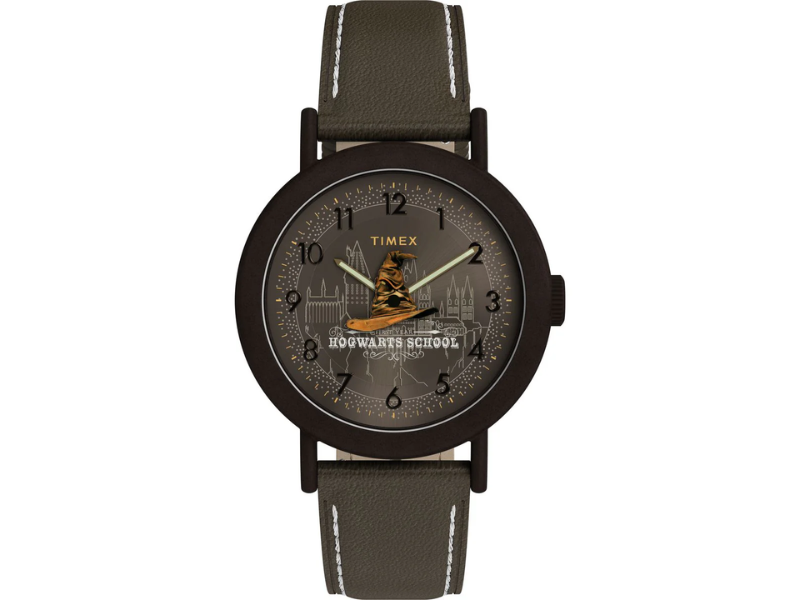 Harry Potter x Timex Weekender Sorting Hat Leather Strap watch (Image Credit: Timex official website)