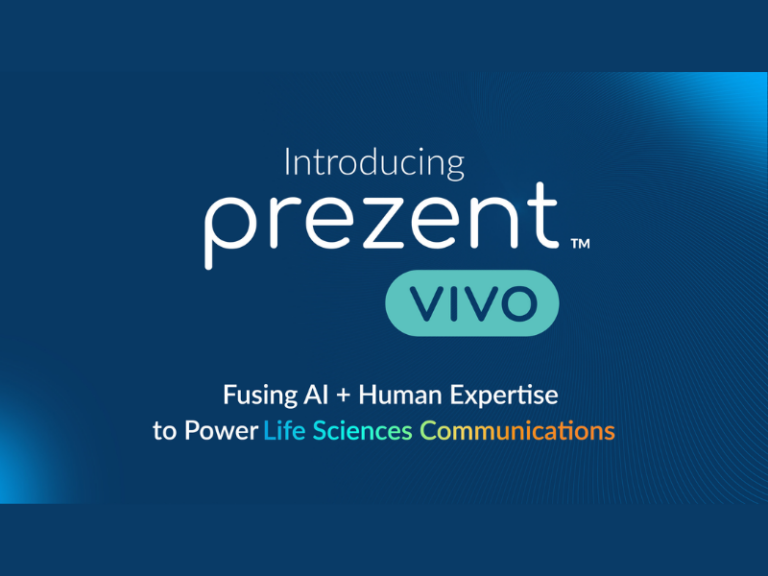 Introducing Prezent Vivo Fusing AI + human expertise to power Life Sciences Communications (Image Credit: PRNewswire)