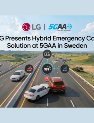 LG Electronics presents hybrid emergency call solution at 5GAA in Sweden (Image Credit: PRNewswire)
