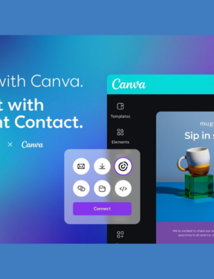 One click sends a finished Canva design into a Constant Contact campaign (Image Credits: PRNewswire)