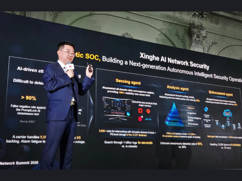 Richard Wu, President of Security Product Domain, Data Communication Product Line, Huawei (Image Credit: PRNewswire)