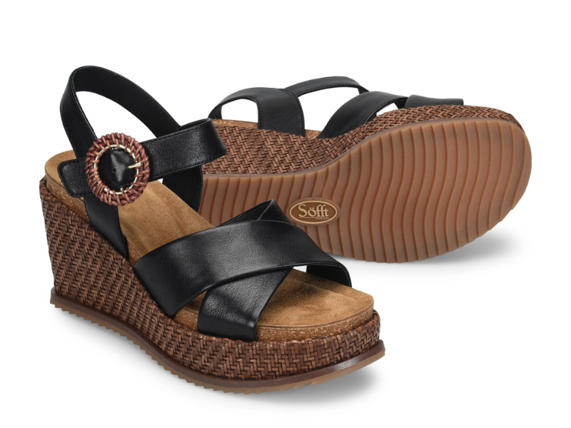 Sofft's Dorathy Wedge Sandal (Image Credit: Sofftshoe official website)