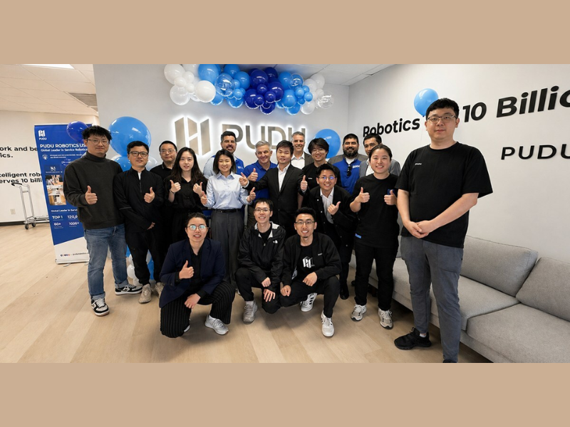 The Pudu Robotics Americas Team at the New Dallas Global Hub (Image Credit: PRNewswire)