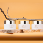 Astrea Beauty's Night Cream, Day Moisturizer, and Eye Cream (Image Credit: PRNewswire)