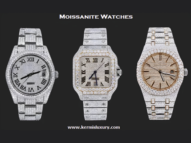 Kermis Luxury redefines sustainable luxury with the launch of the moissanite watches (Image Credit: PRNewswire)