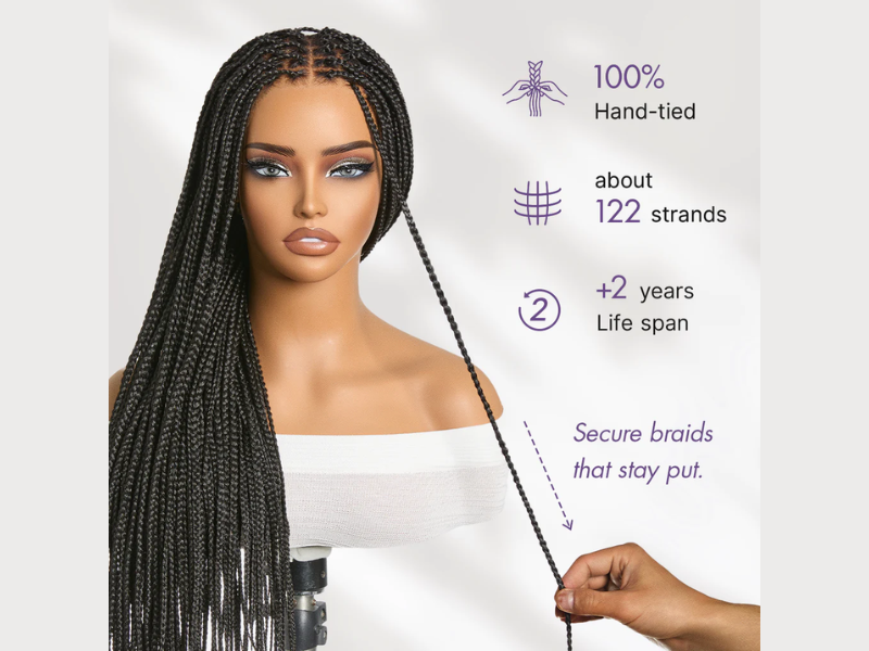 Luvme Introduces Human Hair Base Braided Wig OwnScalp (Image Credit: Luvme official website)