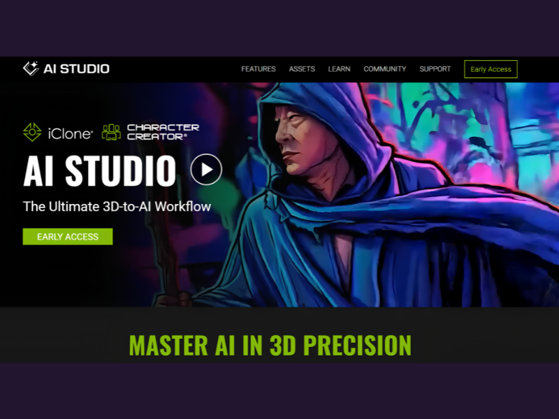 Reallusion Unveils AI Studio in Creative Alliance with ByteDance's Seedance 2.0 (Image Credit: Reallusion official website)