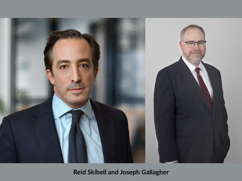 Reid Skibell chair and Joseph Gallagher as a lateral partner (Image Courtesy: PRNewswire)